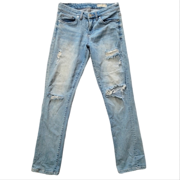 Blank NYC Tomboy Distressed Jeans 26 Light Blue - Picture 1 of 7